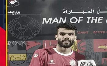 حامد الجابري أفضل لاعب في مباراة حرس الحدود والبنك الأهلي