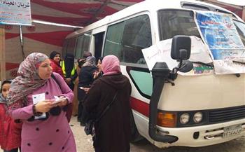 الوادي الجديد: قافلة طبية مجانية بقريتين ضمن مبادرة " حياة كريمة "