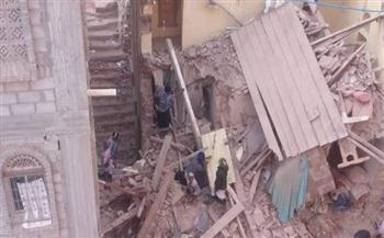 مصرع وإصابة 15 شخصا جراء انهيار منزل فى محافظة البيضاء اليمنية