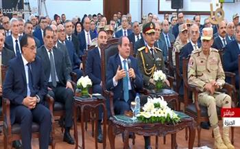 الرئيس السيسي لـ المصريين: «أنا ما خبتش عليكم حاجة» (فيديو)