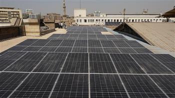 افتتاح المرحلة الأولى من مشروع الطاقة الشمسية بمحطة مصر في القاهرة