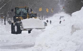 ارتفاع عدد قتلى العاصفة الثلجية في الولايات المتحدة إلى 57 شخصا