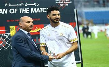 محمد حمدي زكي لاعب الجولة التاسعة في الدوري