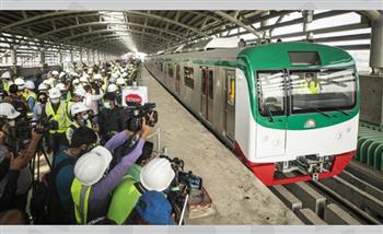 افتتاح أول خط مترو في بنجلاديش 