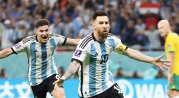 كأس العالم 2022.. الأرجنتين يتقدم على أستراليا بهدف ميسي في الشوط الأول