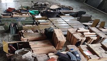 العثور على مخبأ أسلحة وذخائر لمسلحين أوكرانيين في لوجانسك