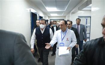 وزير الصحة يتفقد مستشفى منوف العام والحميات ويوجه بسرعة الانتهاء من أعمال التطوير 