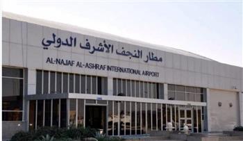  اندلاع حريق في مطار النجف الدولي بالعراق دون إصابات
