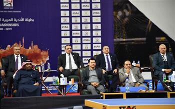 وزير الرياضة يشهد ختام البطولة العربية لأندية تنس الطاولة باستاد القاهرة