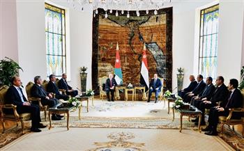 مباحثات الرئيس السيسى والملك عبدالله الثاني تتصدر اهتمامات صحف القاهرة