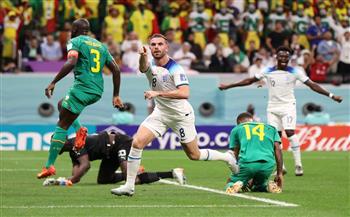 كاس العالم 2022.. إنجلترا يفرض سيطرته بهدفين في الشوط الأول أمام السنغال 