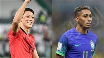 نتيجة مباراة البرازيل ضد كوريا الجنوبية في كأس العالم