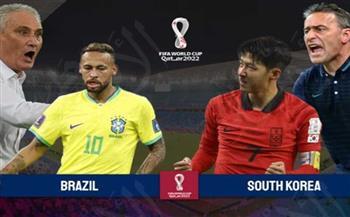نتيجة مباراة البرازيل وكوريا الجنوبية في ثمن نهائي كأس العالم