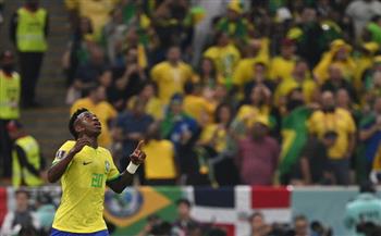 كأس العالم 2022.. فينيسيوس يفتتح التسجيل للبرازيل في مرمى كوريا الجنوبية