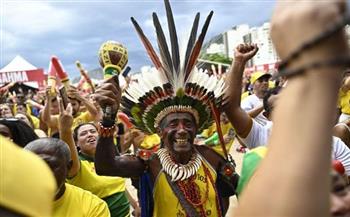 كأس العالم 2022.. أجواء احتفالية في شاطئ كوباكبانا بريو دي جانيرو في البرازيل (صور)