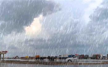 محافظة دمياط تتعرض لموجة من الأمطار الغزيرة