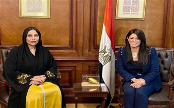 "المشاط" تبحث مع سفيرة الإمارات بالقاهرة تعزيز التعاون بين المشترك بمختلف مجالات التنمية