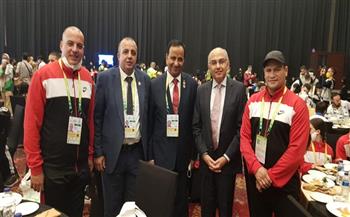 السفير المصري بإندونيسيا يستقبل أعضاء بعثة المنتخب القومي للكونج فو
