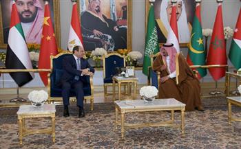 الرئيس السيسي يشارك غدا في القمة العربية الصينية بالرياض