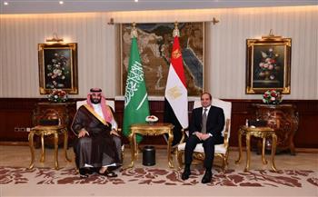 الرئيس السيسي يؤكد أهمية استمرار التشاور مع السعودية حول القضايا محل الاهتمام المشترك