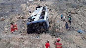 مصرع 20 شخصا على الأقل إثر سقوط حافلة من علو 100 متر فى بيرو