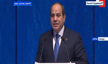 الرئيس: مصر حرصت على وضع الأطر القانونية المنظمة للأنشطة الاقتصادية للبحار والمحيطات