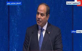 السيسي: مصر تتخذ خطوات كبيرة للتحول لمركز للطاقة المتجددة