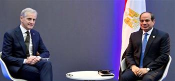 بسام راضى: السيسي يبحث مع رئيس وزراء النرويج التعاون بمشروعات الطاقة النظيفة