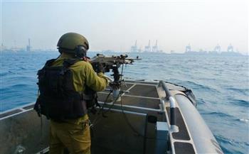 الزوارق الحربية الإسرائيلية تستهدف مراكب الصيادين فى شمال قطاع غزة
