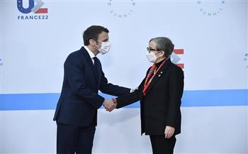 الرئيس الفرنسي يستقبل رئيسة وزراء تونس للمشاركة في قمة "محيط واحد"