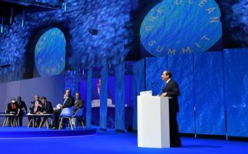 كلمة الرئيس السيسي أمام قمة «محيط واحد» بفرنسا تتصدر اهتمامات الصحف