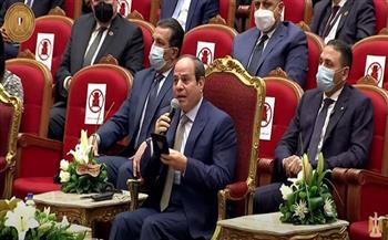 الرئيس السيسي: مصر نفذت مشروعات بنية تحتية للطاقة بـ400 مليار دولار
