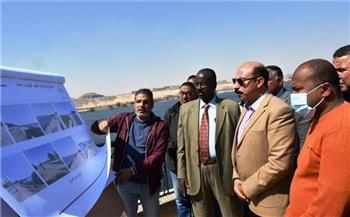 محافظ أسوان يتابع أعمال تنفيذ مشروع "ممشى مصر" لتطوير وتوسعة الكورنيش الجديد بطول 9 كم