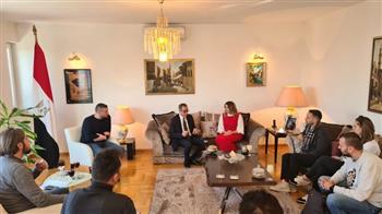 سفير مصر في سراييفو يستقبل عددا من الصحفيين في دولة البوسنة والهرسك