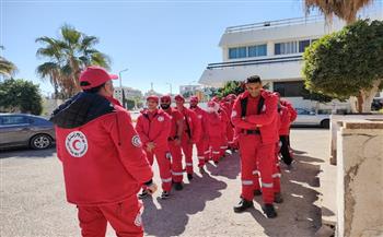 ختام الدورة التدريبية لفرق الاستجابة للطوارئ بالهلال الأحمر بالغردقة