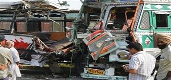 الشرطة الهندية: مقتل وإصابة 11 شخصًا جراء حادث تصادم