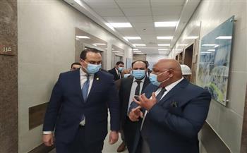 رئيس الرعاية الصحية يتفقد مستشفى فايد بالإسماعيلية