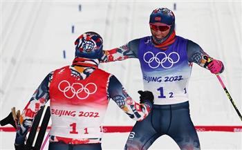 النرويج تحصد ذهبية السرعة رجال في التزلج الريفي بأولمبياد بكين 