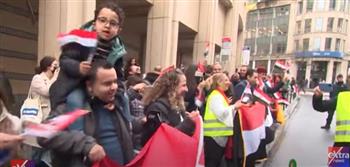 آخرها بروكسل.. استقبال حافل من المصريين بالخارج للرئيس بالمحافل الدولية (فيديو)