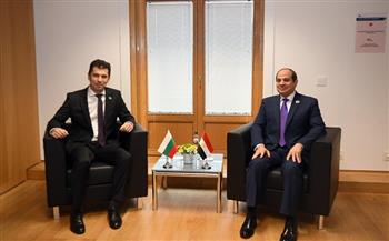 متحدث الرئاسة: الرئيس السيسي يبحث مع رئيس وزراء بلغاريا تعزيز التعاون