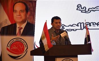 وزير الرياضة ومحافظ الجيزة يشهدان المؤتمر الوطني لمجلس القبائل المصرية 