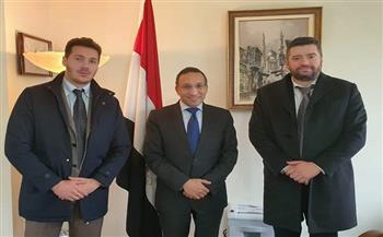 سفير مصر بألبانيا : الإعداد لزيارات لرجال أعمال لدعم التبادل التجاري والاستثماري بين البلدين