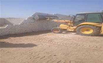 محافظة الجيزة: إزالة 11 منشأة متعدية على أملاك الدولة بالصف وأطفيح