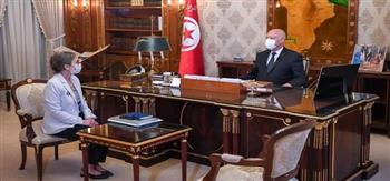 الرئيس التونسي يبحث مع رئيسة الوزراء الإصلاحات الاقتصادية والتصدي لإهدار المال العام
