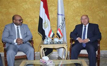 وزير النقل يبحث مع نظيره السوداني التعاون المشترك