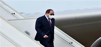 الرئيس السيسي يعود إلى أرض الوطن بعد زيارة للكويت
