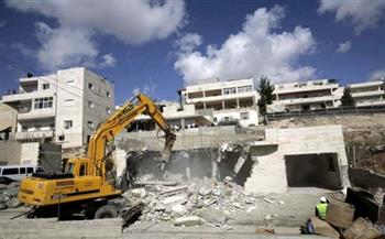 الاحتلال الإسرائيلي يهدم أربعة مساكن وبركسا جنوب الخليل