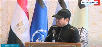 الرئيس السيسي: العالم كله توقف في جائحة «كورونا» ومصر استمرت في التنمية
