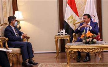 القائم بعمل وزير الصحة يستقبل مدير منظمة الصحة العالمية لإقليم شرق المتوسط