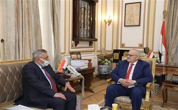 الخشت يبحث مع السفير الأرمينى تعزيز التعاون الأكاديمي والتعليمي